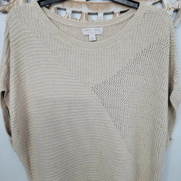 Barefoot Dreams CozyChic Ultra Lite Mixed Stitch Dolman Pullover - Picture 5 of 14